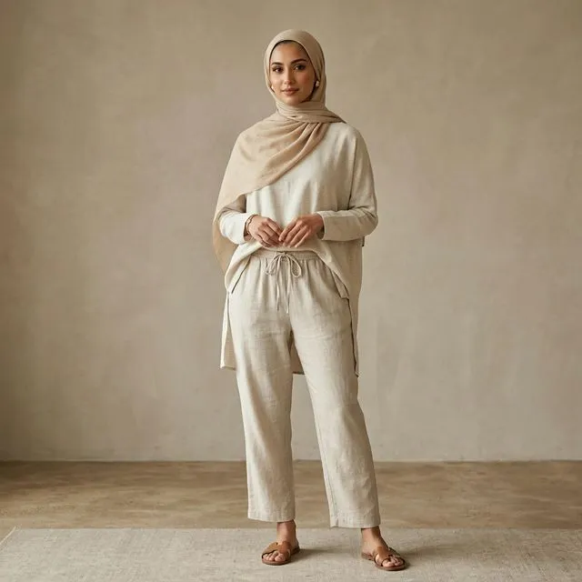 Relaxed Drawstring Pant